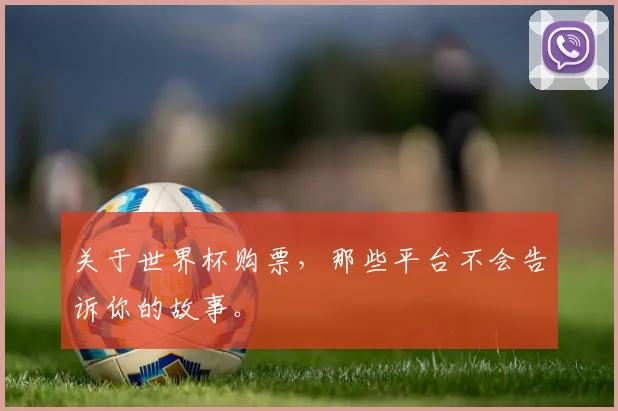关于世界杯购票,那些平台不会告诉你的故事。